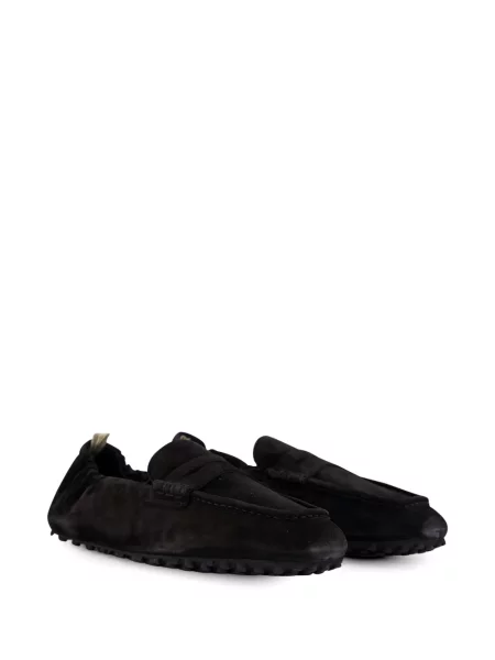Pantofi loafer Officine Creative din piele de căprioară maro