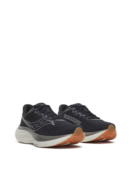 Синтетический кроссовки для бега Saucony для бега черные