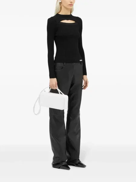 Briaunotas megztinis Msgm juoda