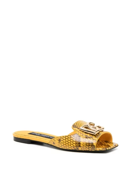 Papuci Dolce & Gabbana galben