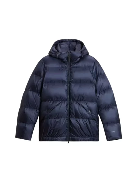 Kurtka puchowa Woolrich niebieska