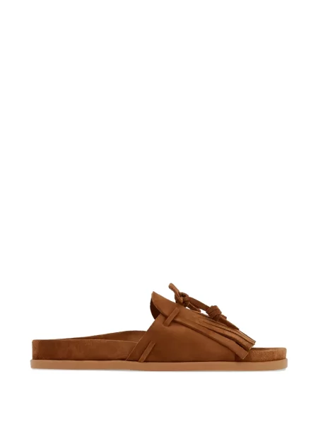 Sandale Ancient Greek Sandals cu franjuri maro