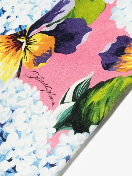 Dětské legíny Dolce & Gabbana růžové