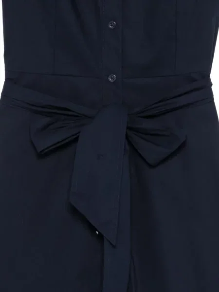 Haljina košulja Lauren Ralph Lauren veze plava