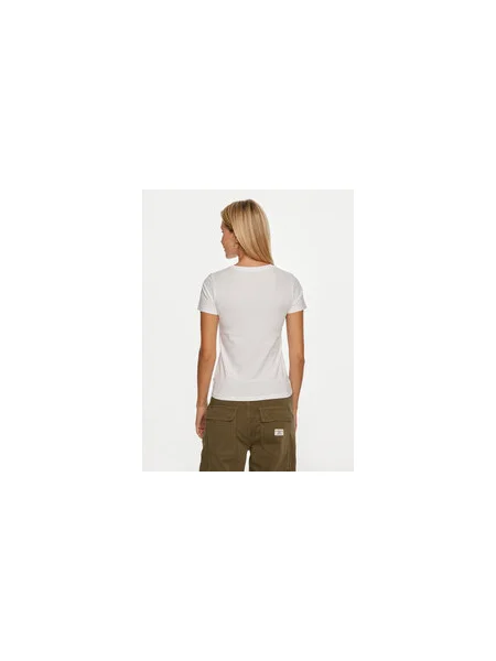 Guess Jeans Póló Slim Fit fehér