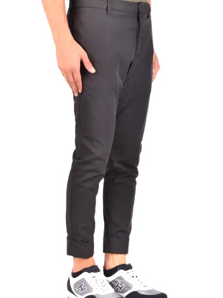 Hlače Paolo Pecora črna