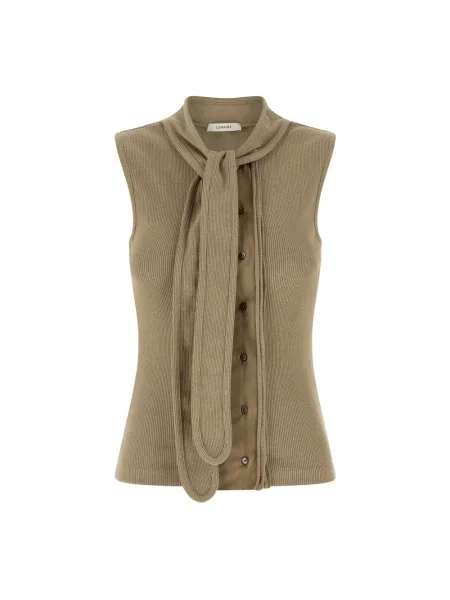 Koszula Lemaire asymetryczna beżowa