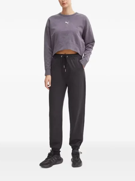 Decupat pulover Puma cu imagine violet