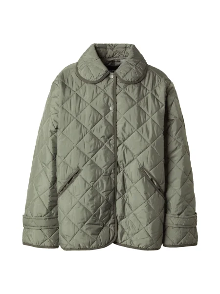 PIECES Geacă de primăvară-toamnă gri