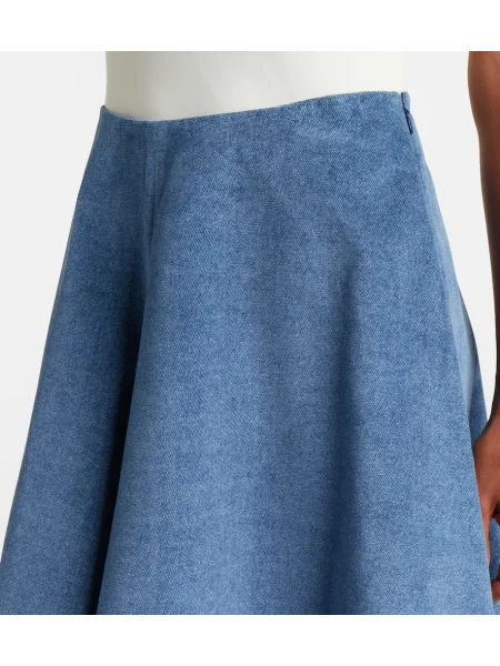 Fustă din denim Altuzarra albastru