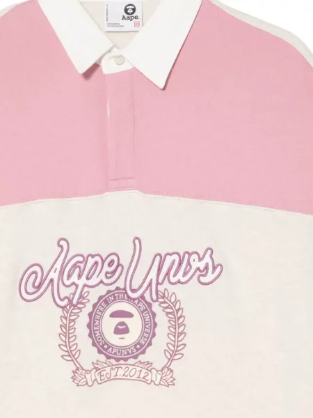 Поло тениска Aape By *a Bathing Ape® бродирана