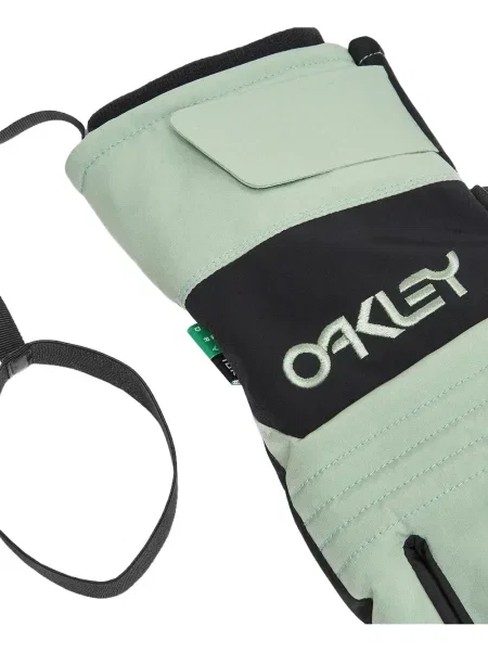 Mănuși Oakley cu broderie verde
