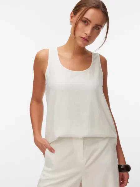 VERO MODA Top VMMYMILO' alb