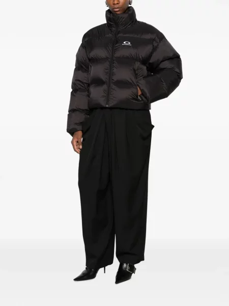 Decupat geacă cu puf Balenciaga negru