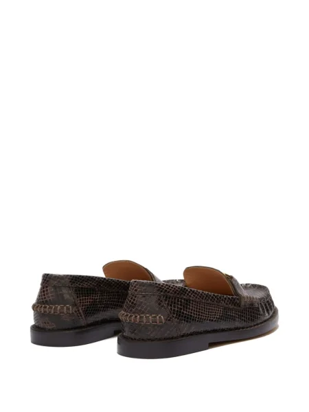 Pantofi loafer Odissì din piele maro