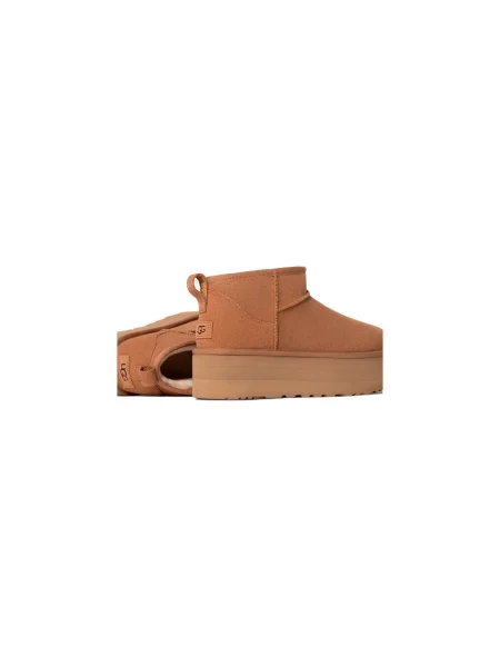 Topánky UGG ČLENOK W CLASSIC ULTRA MINI hnedá