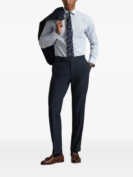 Jakna od flisa Polo Ralph Lauren od flisa sa kopčom smeđa