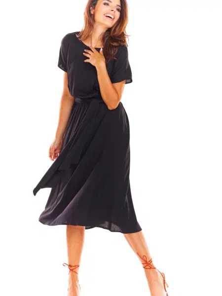 Rochie midi Awama negru
