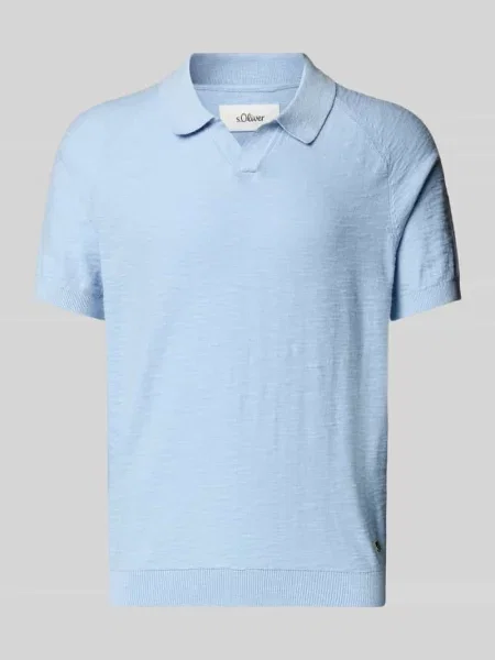 Koszulka polo o kroju regular fit z fakturą z cieniowanej przędzy S.oliver Red Label