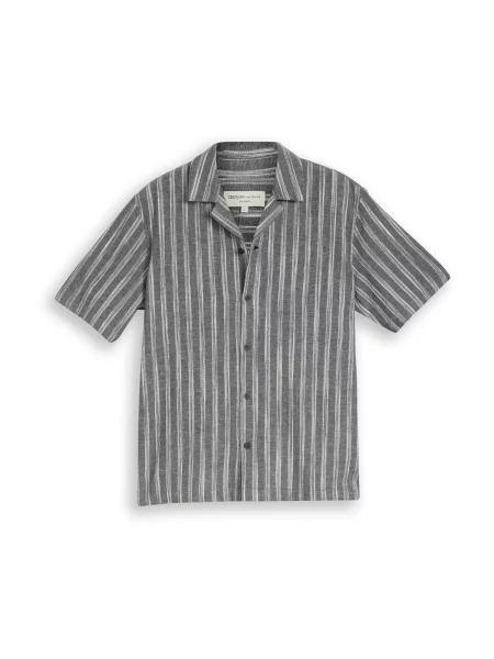 TOM TAILOR DENIM Cămașă gri / gri deschis / amestecat negru