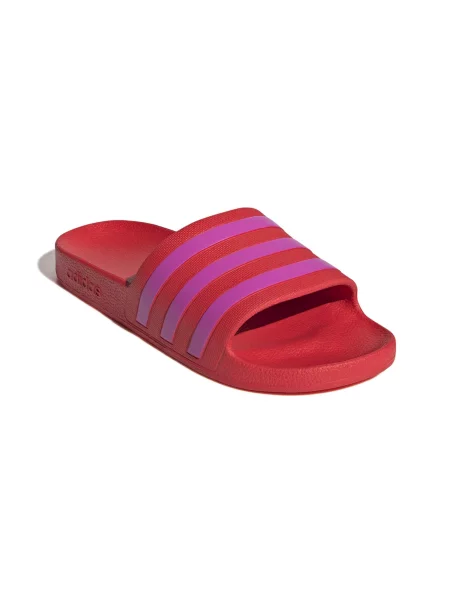ADIDAS ORIGINALS Saboți ADILETTE AQUA mov orhidee / roși aprins