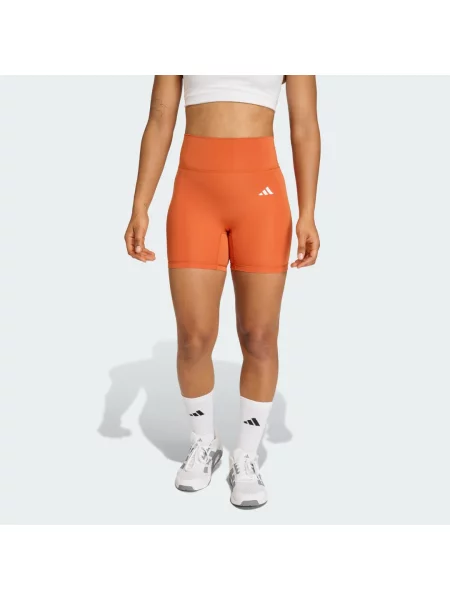 Krátké legíny Optime Essentials Workout oranžové