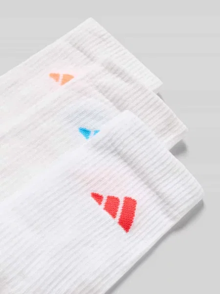 Skarpety z Nadruk z logo w Zestaw 3 szt. Adidas Sportswear białe