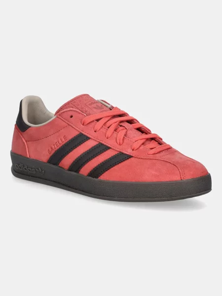 Nubuck sneakers adidas Originals Gazelle Indoor Pro κόκκινο
