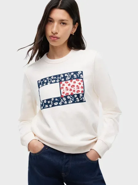 Свитшот Tommy Jeans белый