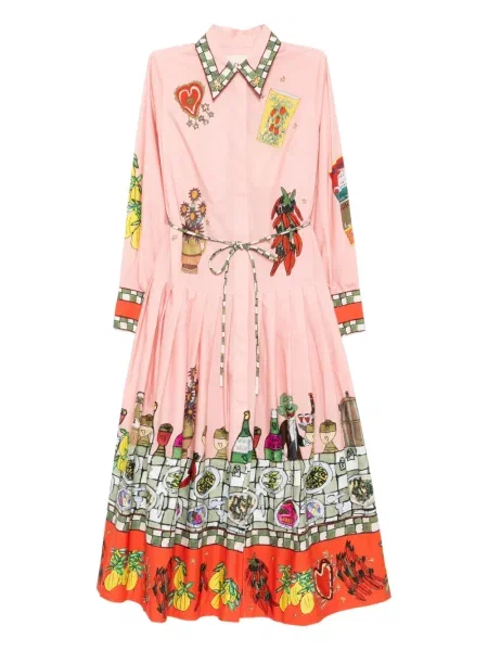 Sukienka Alemais garniturowa różowa