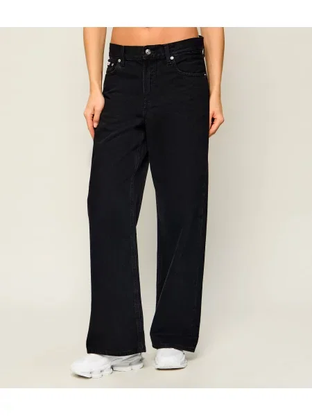 Calvin Klein Jeans Blugi | low rise negru