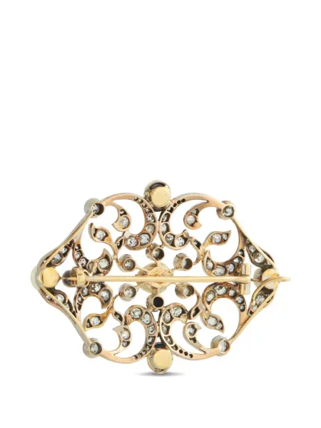 Brosa Lb Exclusive cu perle argintiu