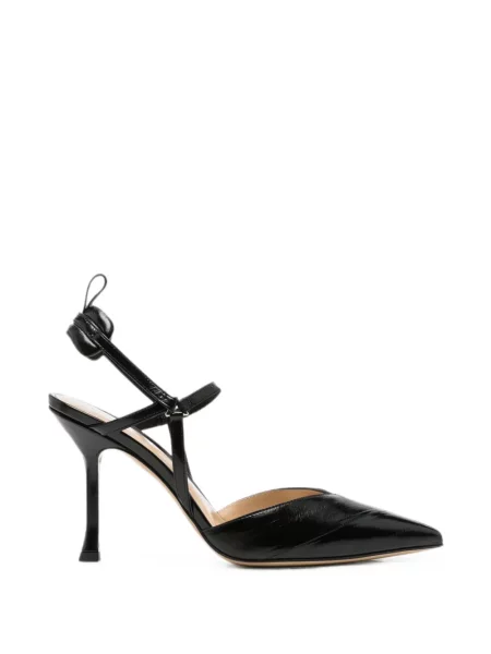 Pantofi cu toc Fendi slingback negru
