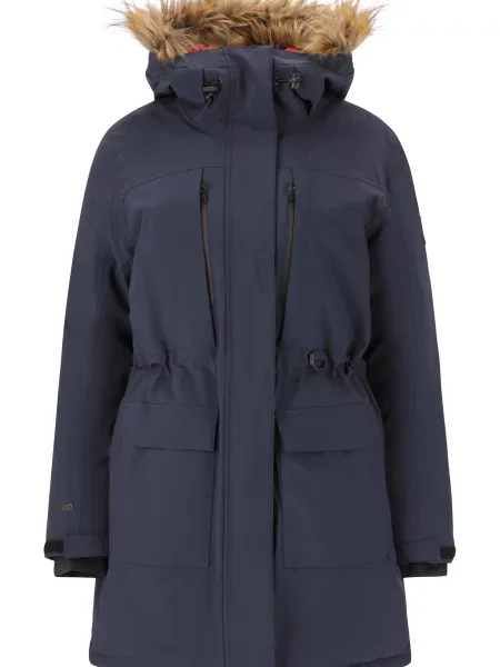 Parka z kapturem Whistler Bluff niebieska
