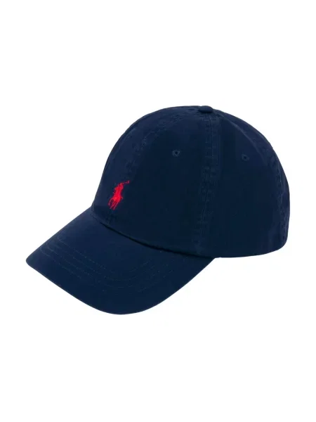 Polo Ralph Lauren czapka z daszkiem z aplikacją niebieska