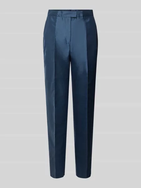 Spodnie cygaretki o kroju regular fit z czystego jedwabiu model ORATA' Max Mara Studio
