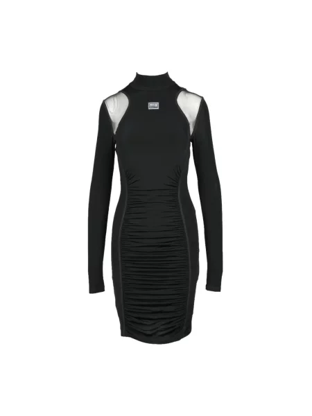 Sukienka jeansowa Versace Jeans Couture czarna