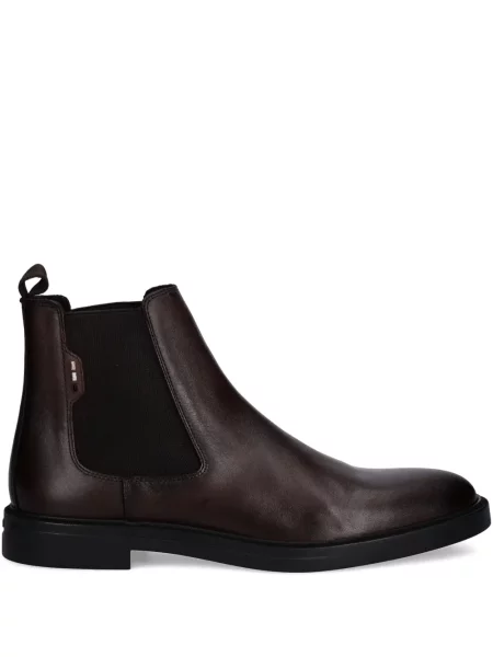 Botine chelsea Boss maro