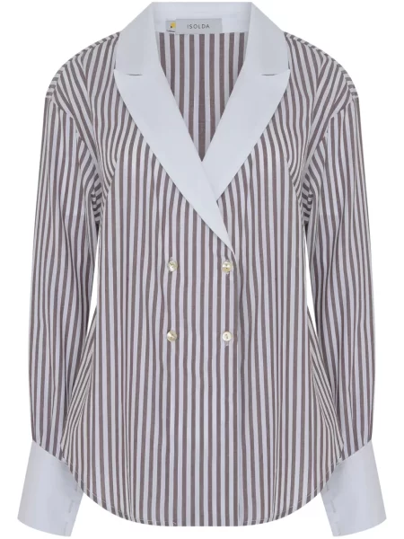 Koszula Isolda brązowa