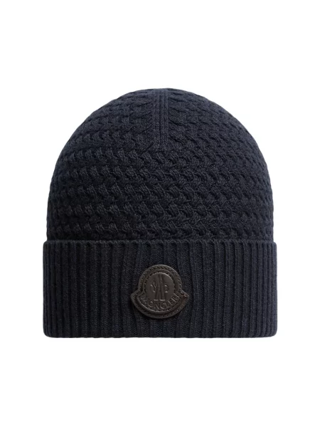 Czapka Moncler niebieska