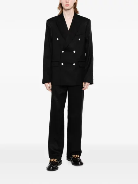 Pantaloni Casablanca din jacard negru