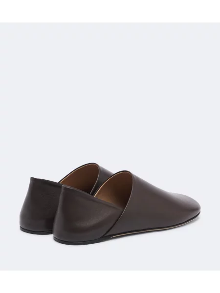 Chiloți Jw Anderson din piele slip-on maro