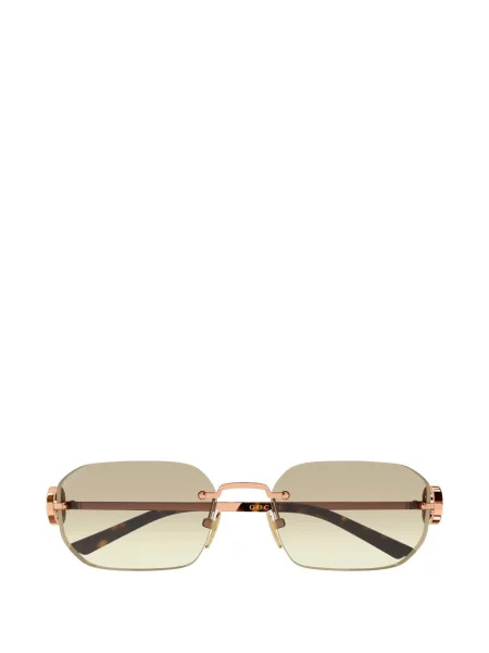 Ochelari de soare Gucci Eyewear cu autograf roz