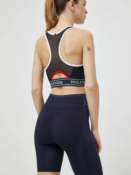 Sportovní podprsenka Tommy Hilfiger tmavomodrá
