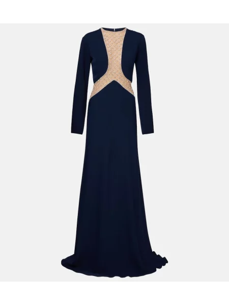 Rochie Costarellos din tul albastru