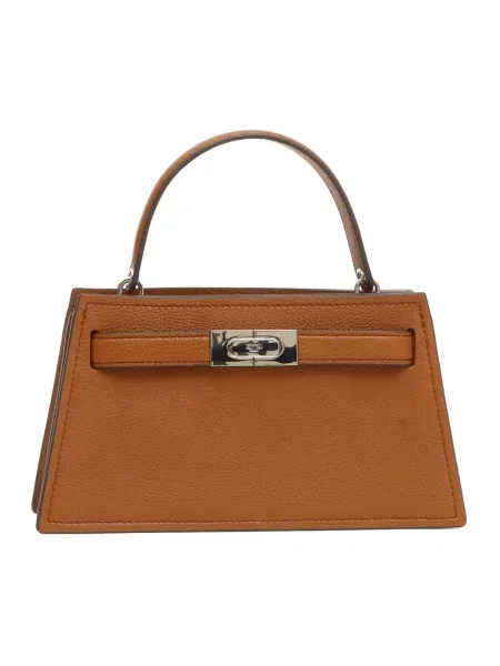 Torebka Tory Burch skórzana brązowa