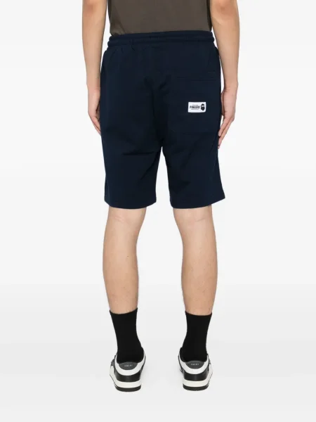 Pantaloni scurți Fingercroxx cu imagine albastru