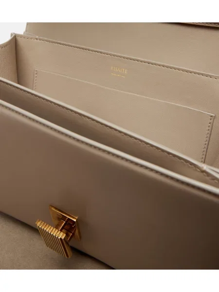 Geanta crossbody Khaite din piele alb