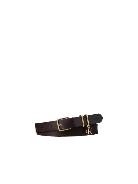 Calvin Klein Curea Monogram Charm Keeper Belt Maro închis albastru