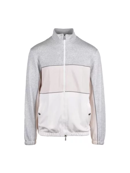 Bluza z kapturem Eleventy z kapturem szara